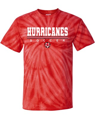 PISA Red Tie Dye Cotton T-shirt - Orders due Friday, January 26, 2024